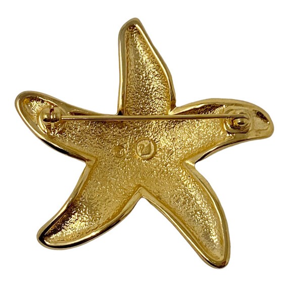 Vintage Swarovski Crystal Starfish Retired Brooch… - image 7