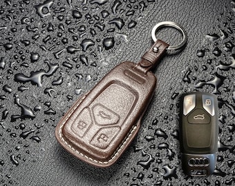 Blue Silicone Car Remote Key Fob Cover Skin Shell Case for Audi A3 A4L A6L Q5 Q3 
