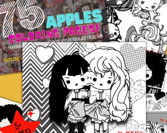 Art Doll Kawaii Coloring Pages- Conjoined Twins Cute