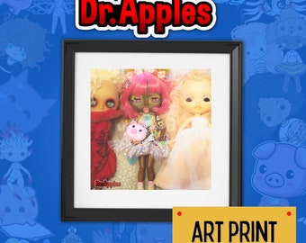 Art Print- Friends- OOAK Art Doll