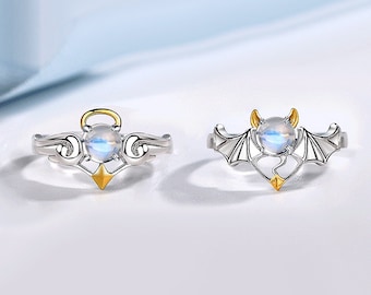 Devil and angel rings deals