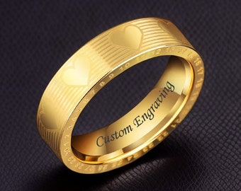Joyalukkas wedding rings with gearbeiten names