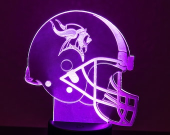 Minnesota Vikings Football Light-up Sign w/ Color Changing LED remote