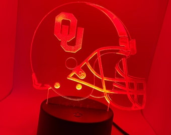 University of Oklahoma College Football Helmet Light w/ Remote