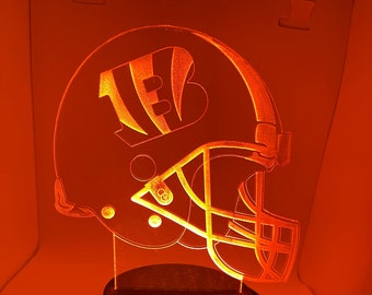 Cincinnati Bengals Light-up Helmet w/ Color Changing LED remote