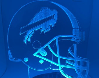 Buffalo Bills Light-up Football Helmet w/ Color Changing LED remote