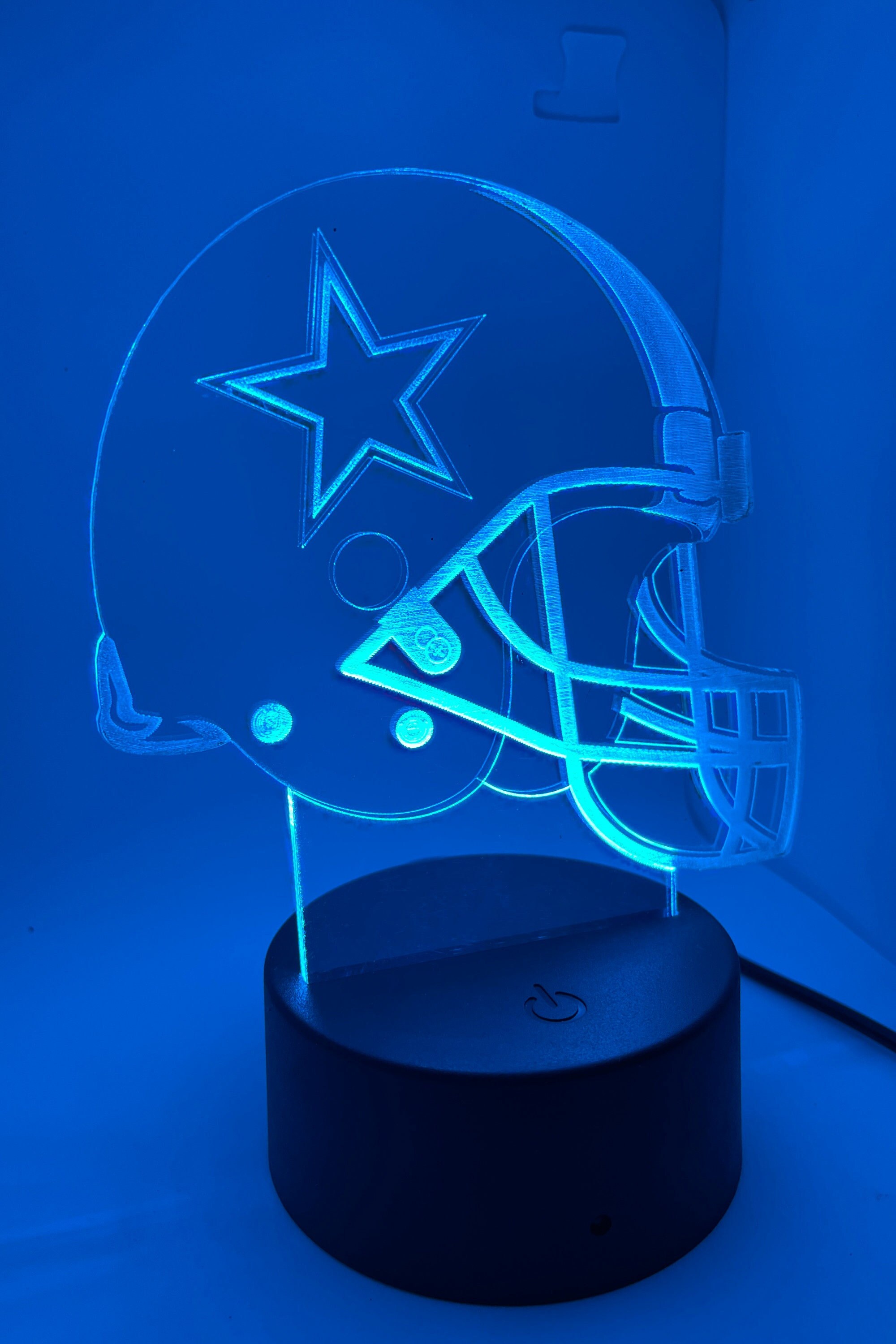 Dallas Cowboys Light-up Helmet w/ Color Changing LED remote