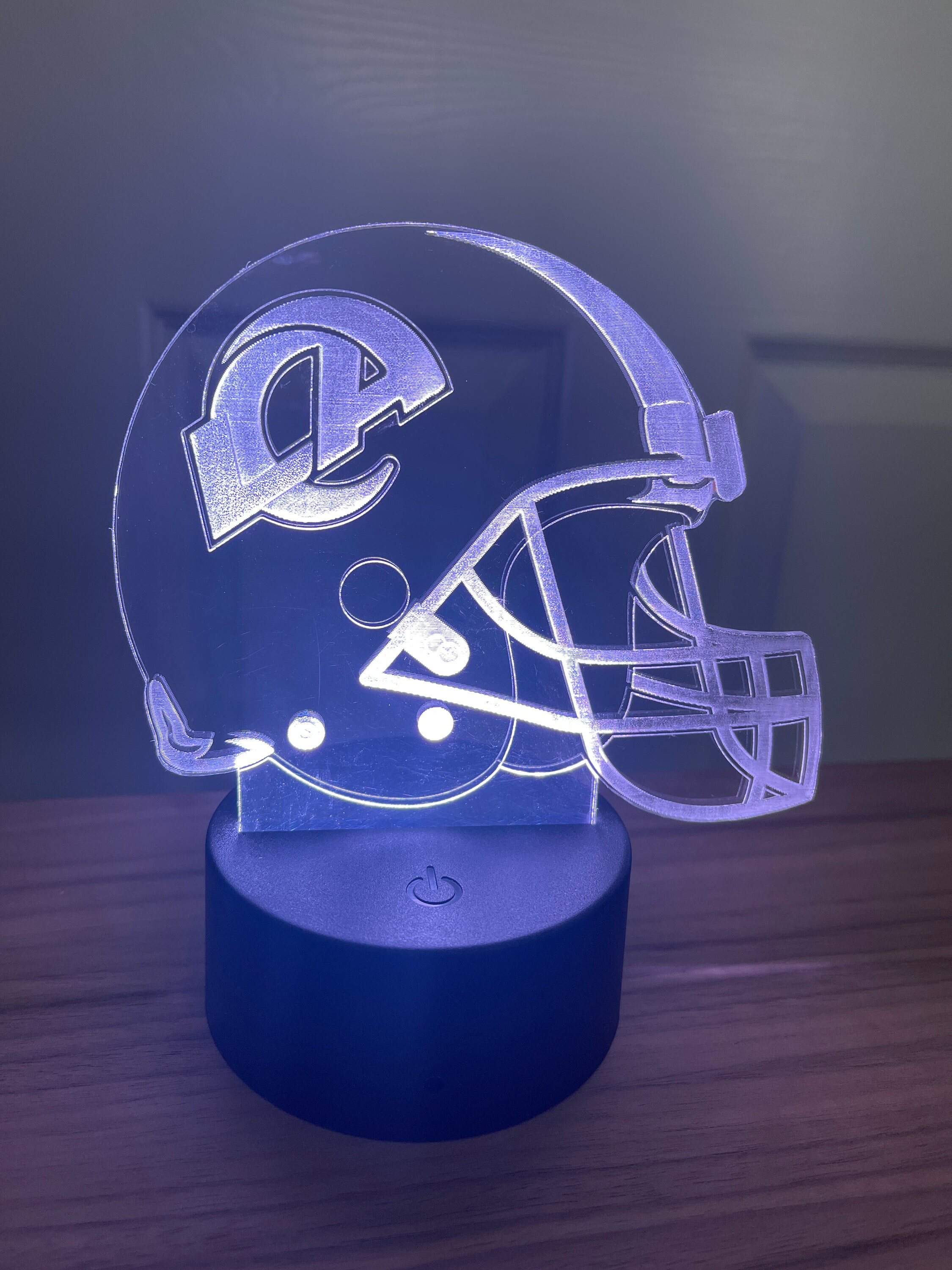LA Rams Football Helmet Light W/ Color Changing Remote Etsy