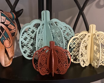 3D Pumpkins Southwest design for laser cutters SVG file