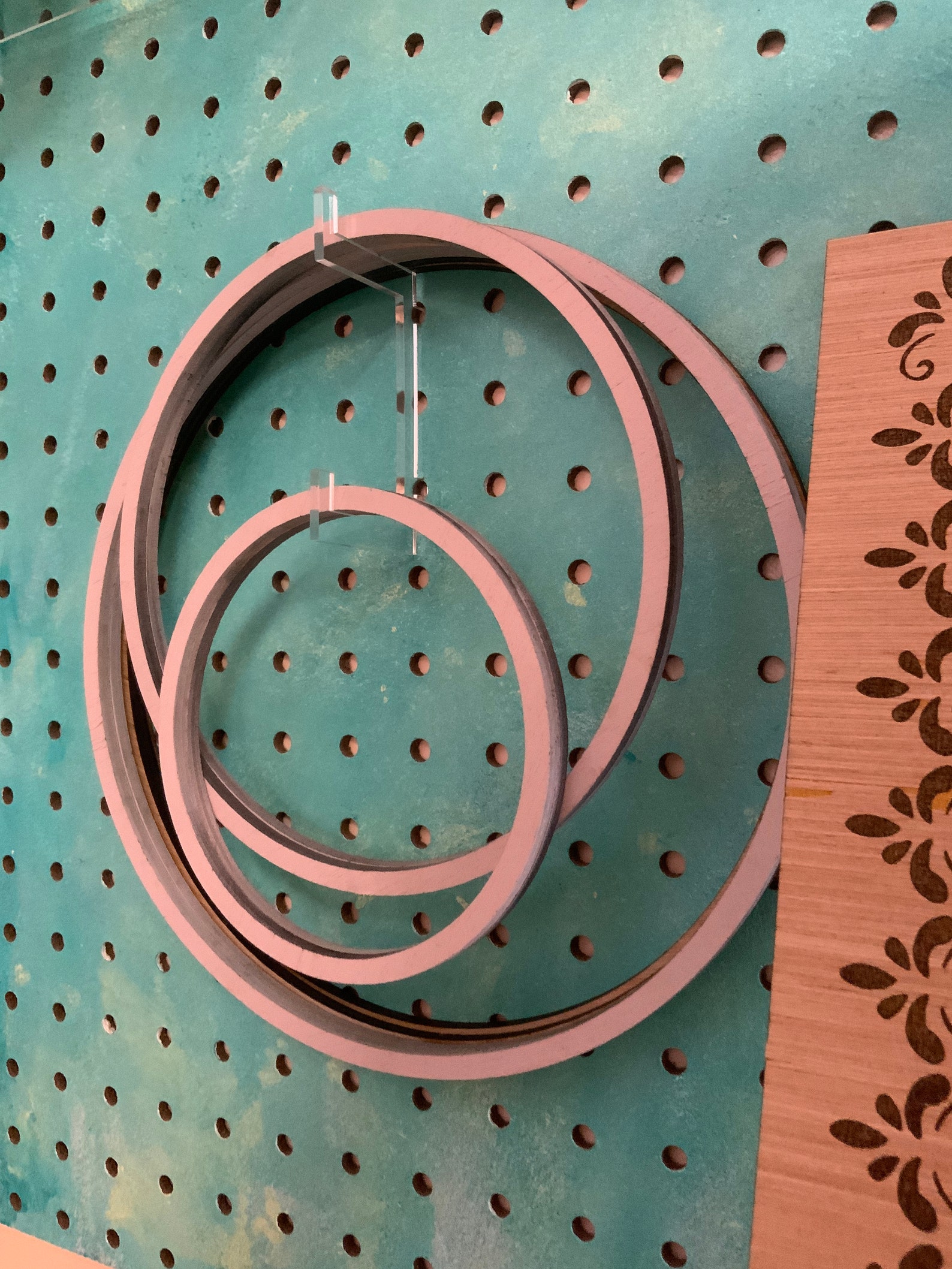 Acrylic Pegboard Pins and Shelf Etsy