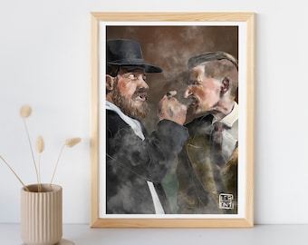 Shalom! Peaky Blinders - A3 Poster Digital Print on Glossy Art Paper