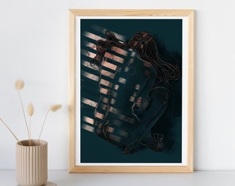 Dark Night - A3 poster digital print on glossy coated paper
