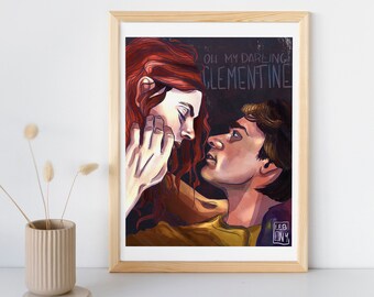CLEMENTINE - digital print poster on glossy coated paper