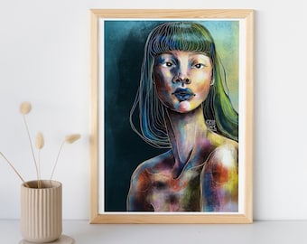 Fawn - A3 digital print poster on glossy coated paper
