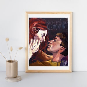 CLEMENTINE - poster stampa digitale su carta patinata lucida