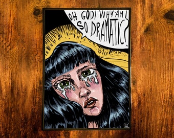 OMG - A3 digital print poster on glossy coated paper
