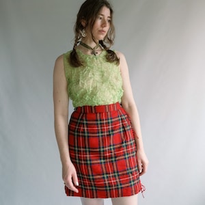 Vintage  Issey Miyake Pleats Please Lime and Pink Crinkle Top