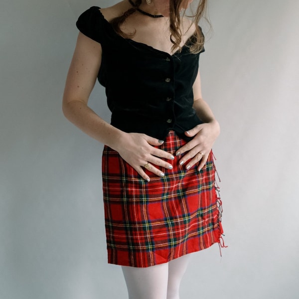 Pringle Tartan Flared Skirt main image 0