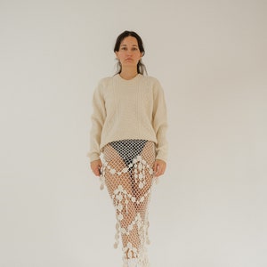Cream Alexander McQueen Knit S