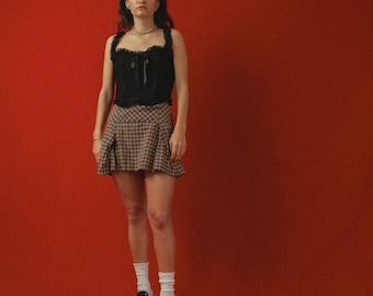 VIVIENNE WESTWOOD Red Label Wool Skirt, Asymmetrical Midi Skirt