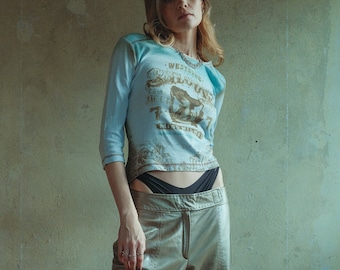 cop. copine アートプリント 長袖トップス cop. copine アートプリント 長袖トップス cop. copine アート