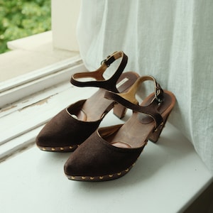 Miu Miu Gold Studded Clog Mules