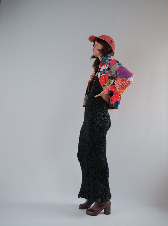 True Vintage Patchwork Quilt Bomber jacket - image 8