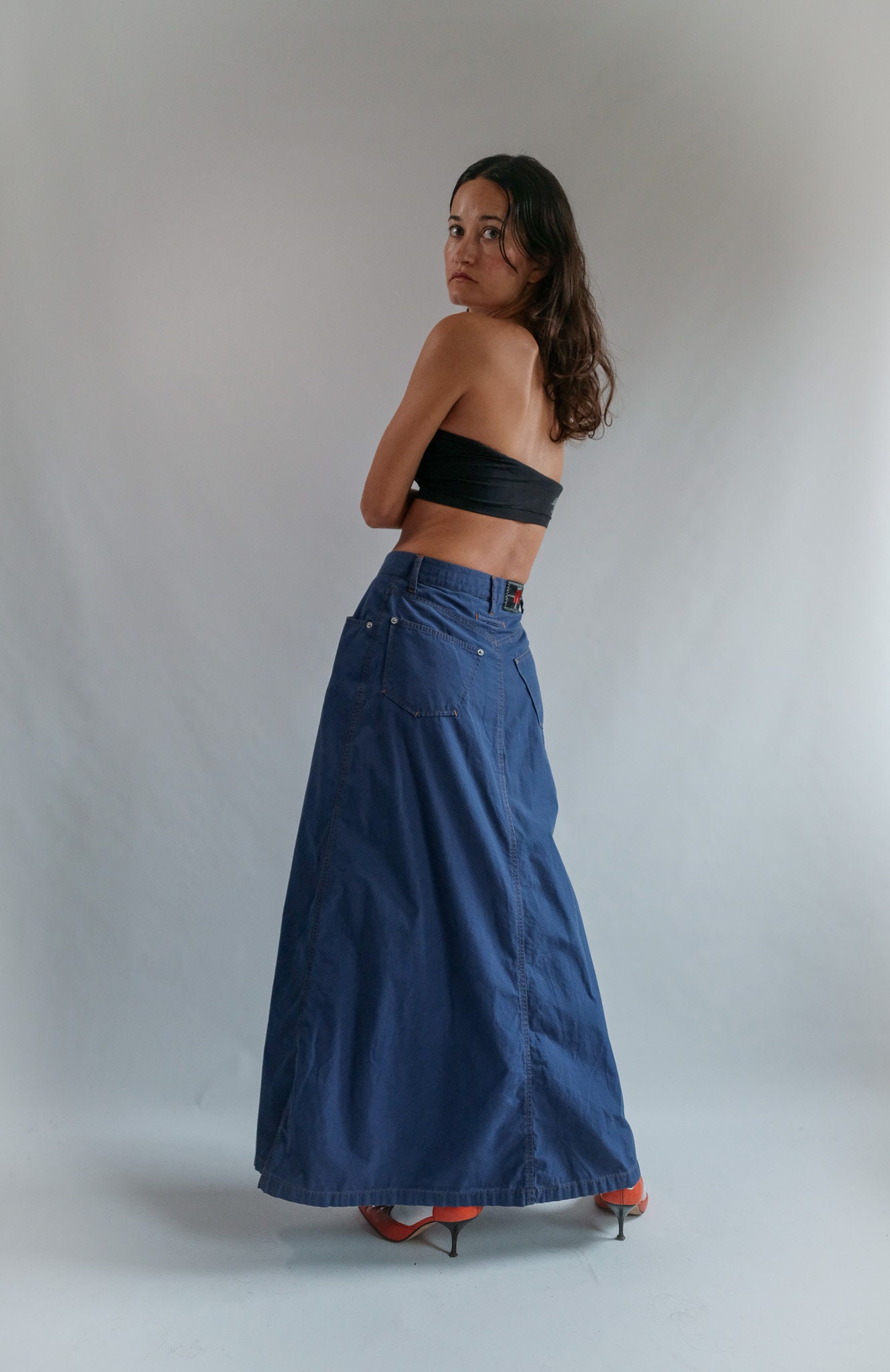 Jean Paul Gaultier Jeans 90s Indigo Extra Wide Leg Trouser