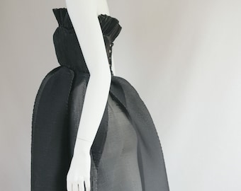 Archival Couture 1988 Romeo Gigli Pleated Pliss couture  Gown