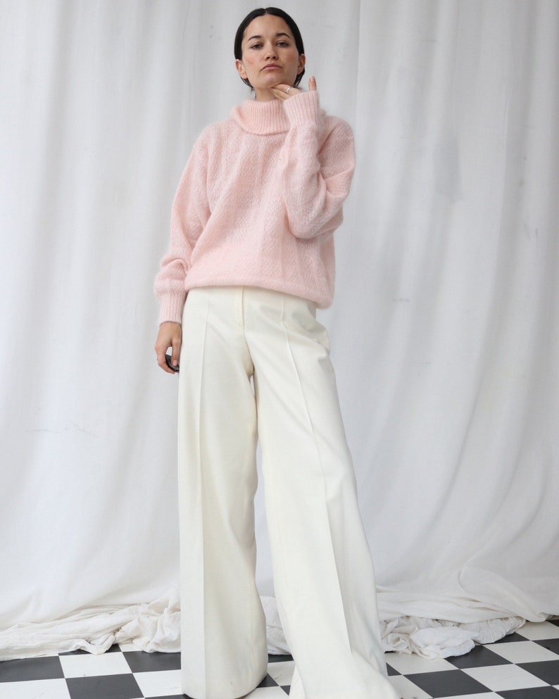 Roberta Puccini Luxurious Pink Extra Fine Italian Mohair Jumper image 6