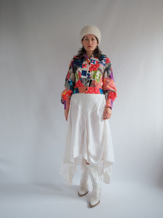 True Vintage Patchwork Quilt Bomber jacket - image 2