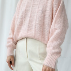 Roberta Puccini Luxurious Pink Extra Fine Italian Mohair Jumper image 2