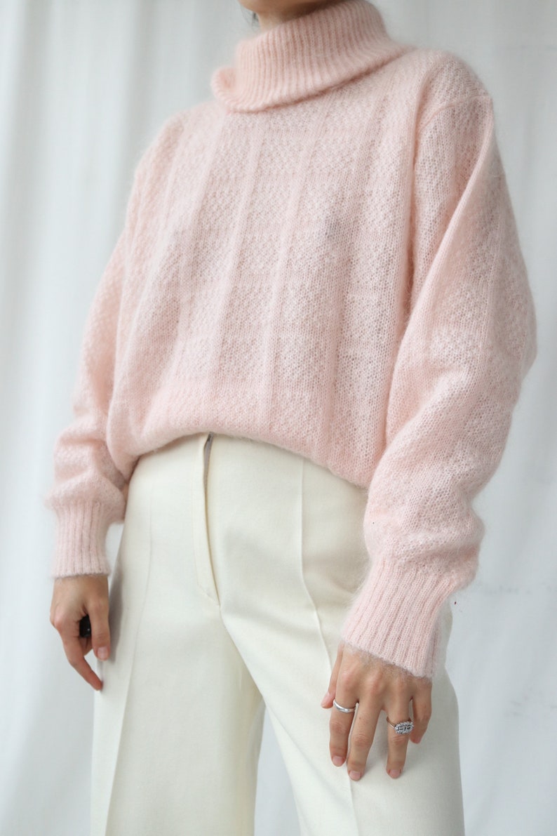 Roberta Puccini Luxurious Pink Extra Fine Italian Mohair Jumper image 2