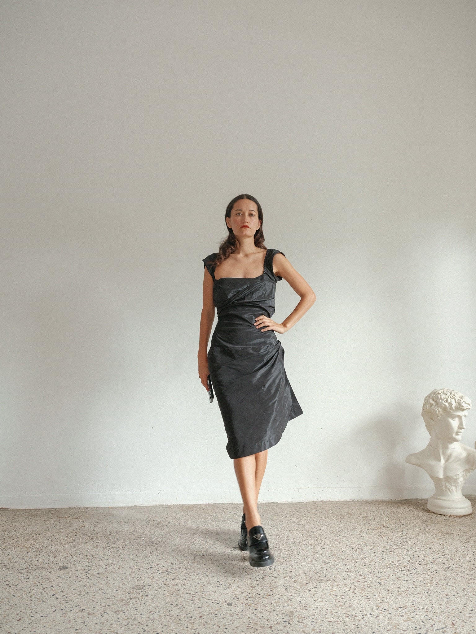 Vivienne Westwood Red Label Black Asymmetrical Corset Dress Vivienne Westwood Red Label Black Asymmetrical Corset Dress
