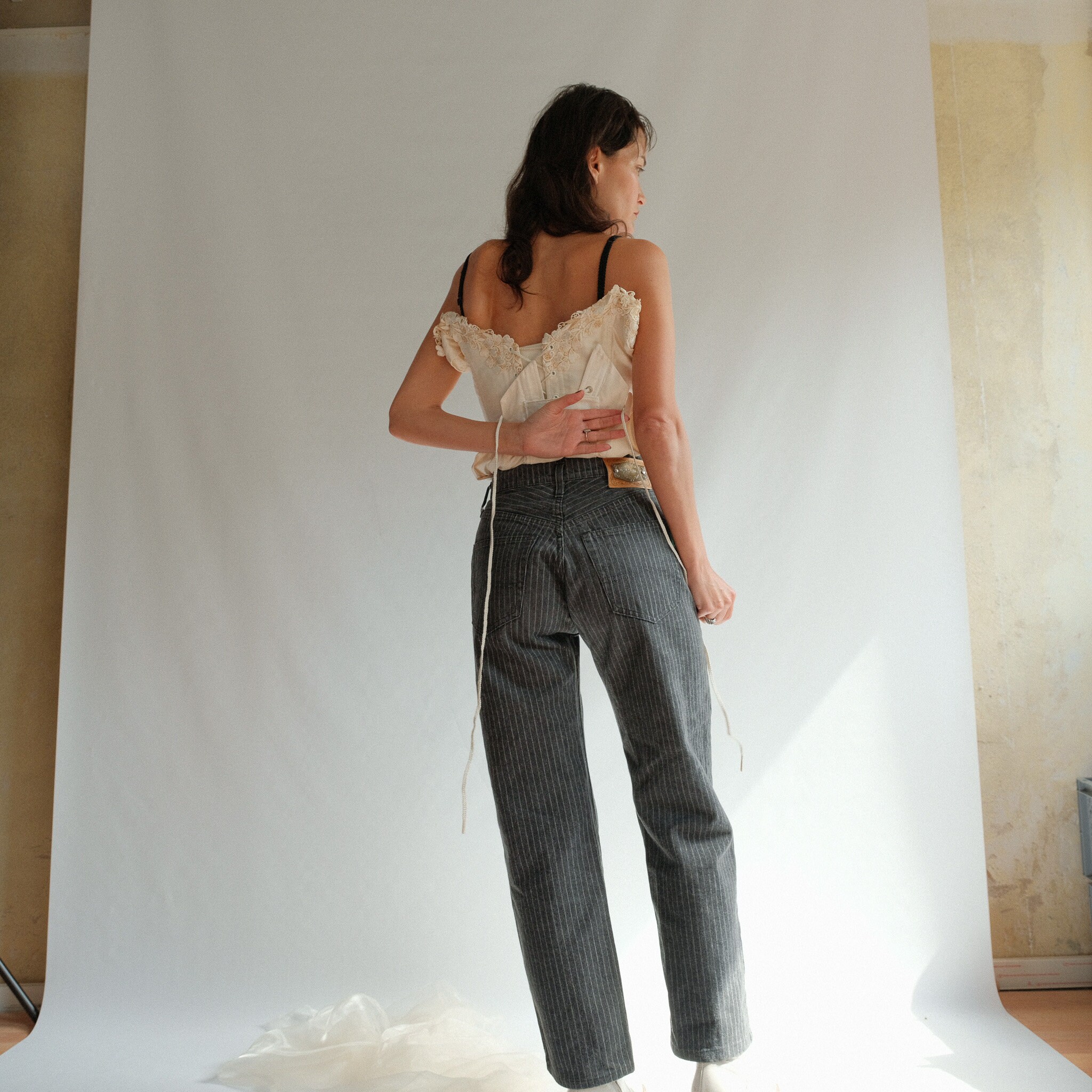 DROP JEANS / GREY VINTAGE [20%OFF]