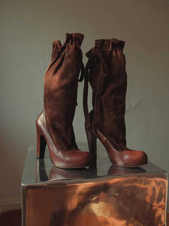 Marc Jacobs Brown High-Heel Boots - Etsy 日本