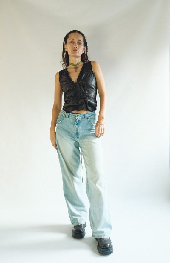 Jean Paul Gaultier Runway 2001 Lamb Leather Top - Etsy