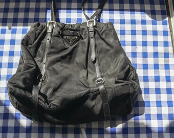 Classic Black Prada Nylon Bag