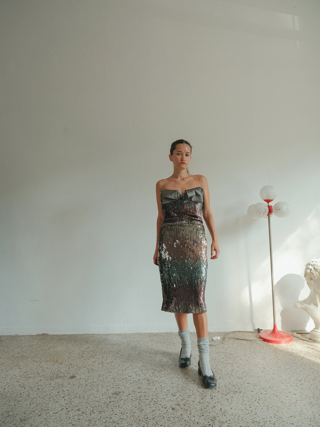 Y2K Vivienne Westwood Sequin Corset Midi Dress - Bow Detail - Etsy