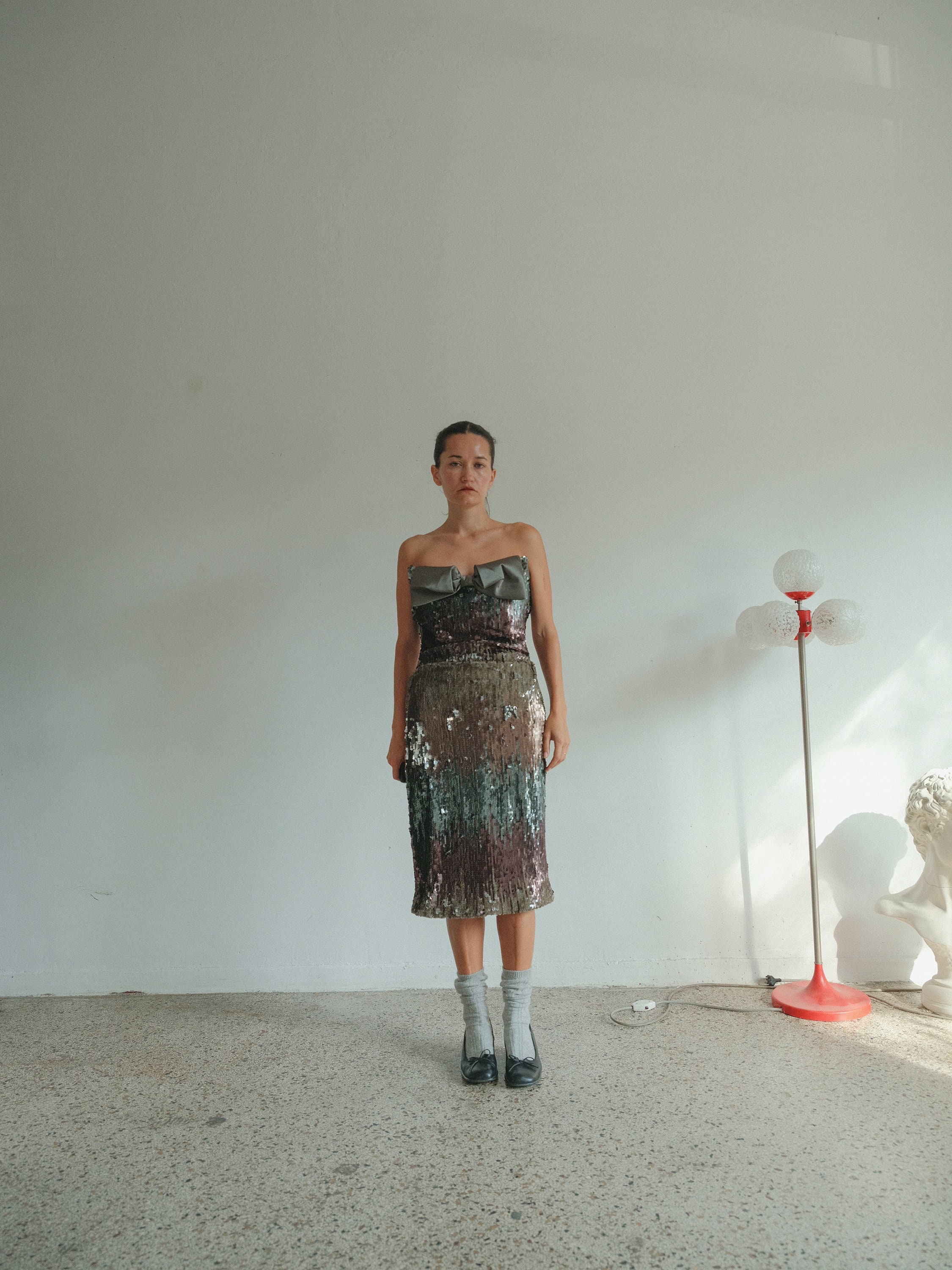 Y2K Vivienne Westwood Sequin Corset Midi Dress - Bow Detail - Etsy