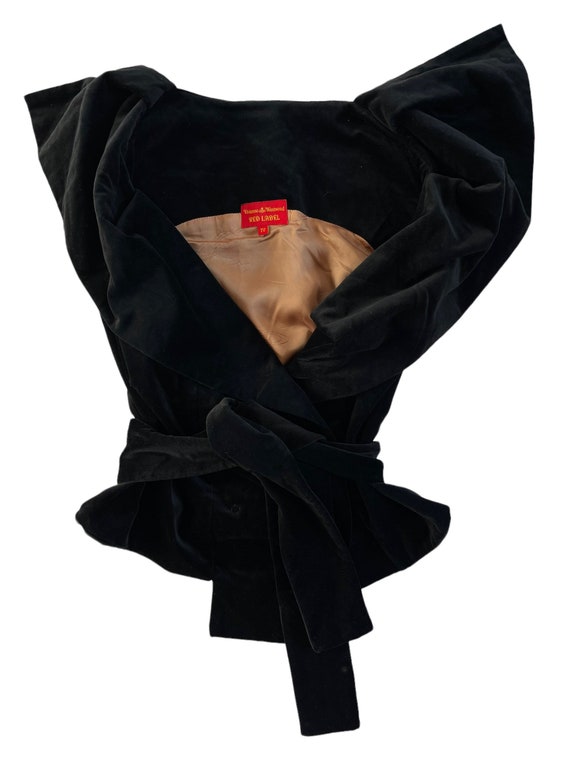 Vivienne Westwood 1990s Gold Label Black Cashmere Maxi Coat