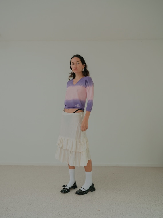 Vivienne Westwood Gold Label Knitwear Purple and Pink Top M - Etsy 