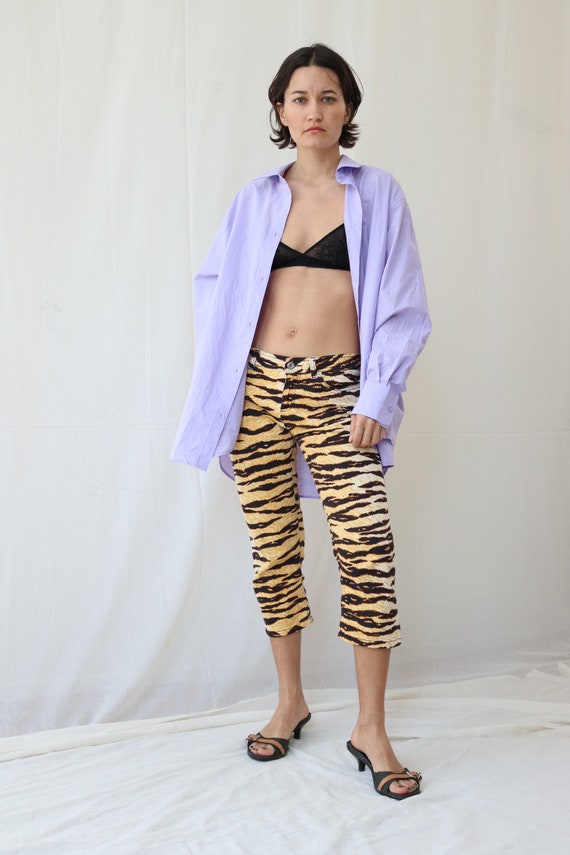 Iconic Tiger Print D&G Capris