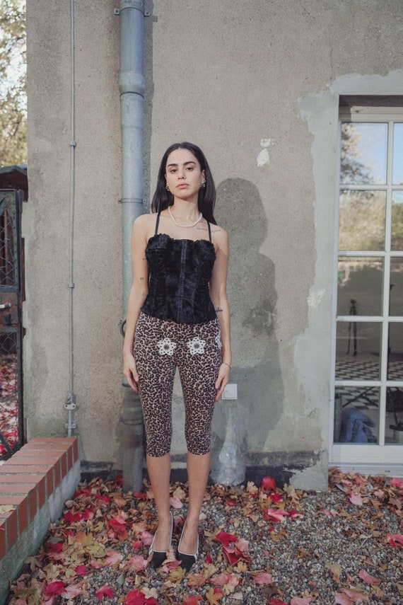 Prada Archival 90s Fur and Pure Silk Corset Size S - Etsy