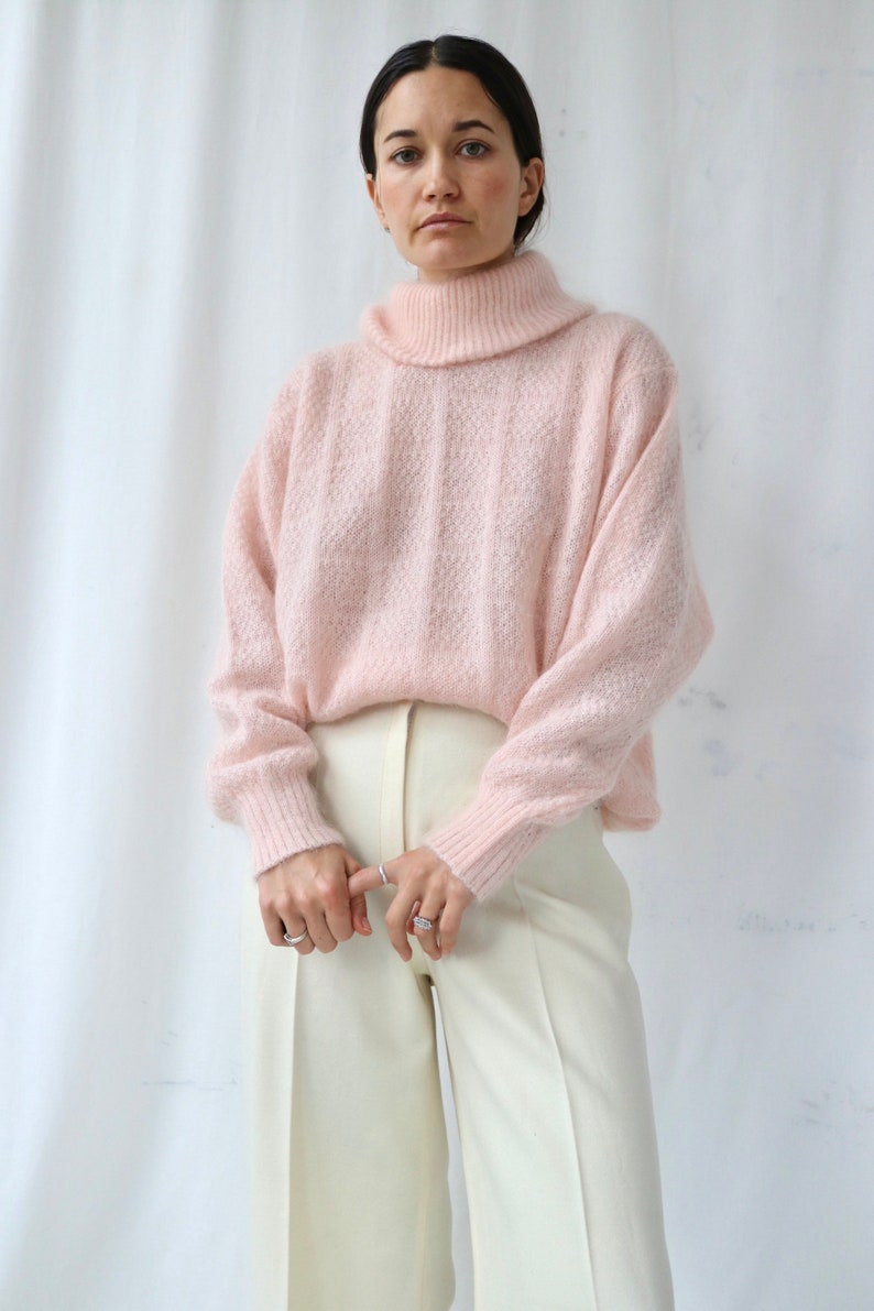 Roberta Puccini Luxurious Pink Extra Fine Italian Mohair Jumper image 7