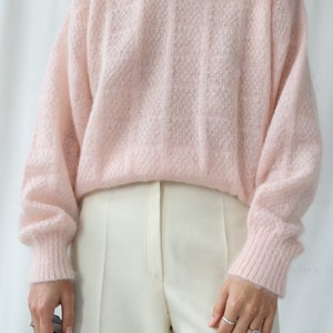 Roberta Puccini Luxurious Pink Extra Fine Italian Mohair Jumper image 4