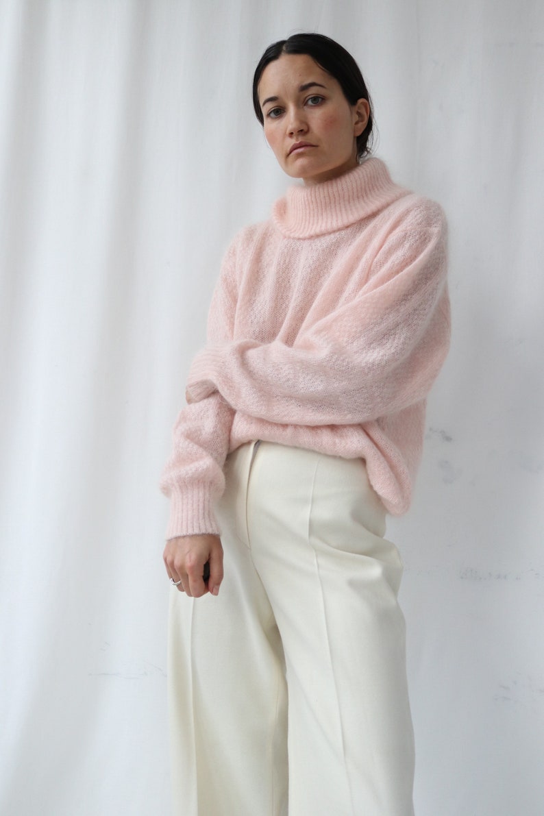 Roberta Puccini Luxurious Pink Extra Fine Italian Mohair Jumper image 5