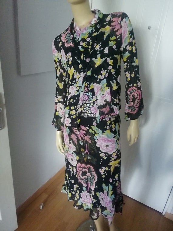 Vintage 1980s French Rene Derhy 3 piece Suit, top… - image 9