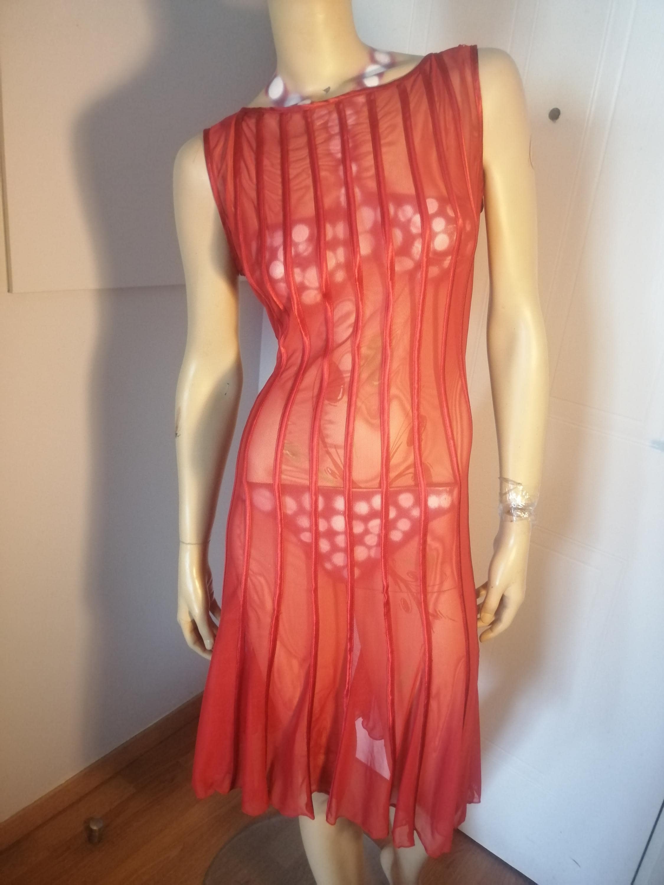 maxi dress coral Caroline Coral Embellished Halter Neck Maxi Dress – Frock and Frill