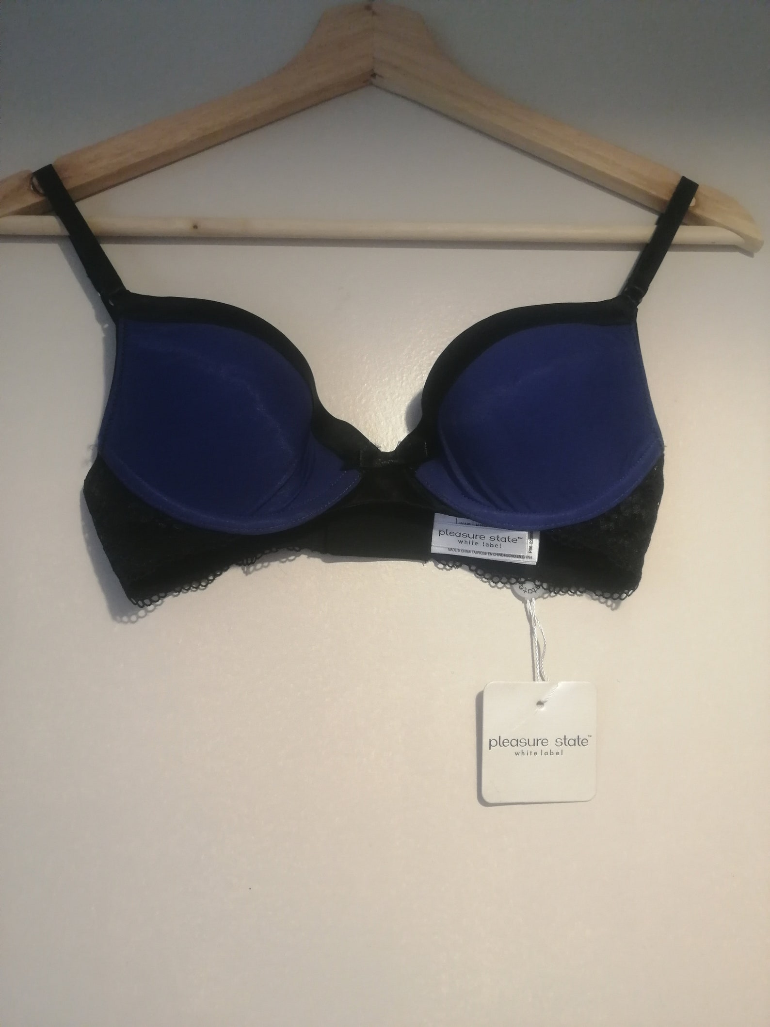 Ensemble Lingerie RAVAGE - Soutien-gorge Push-up Noir FR85B + Shorty - Neuf Avec étiquettes